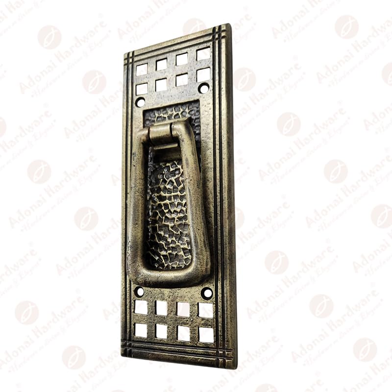 Aldaba de puerta de hierro antiguo Adonai Hardware Joppa 2