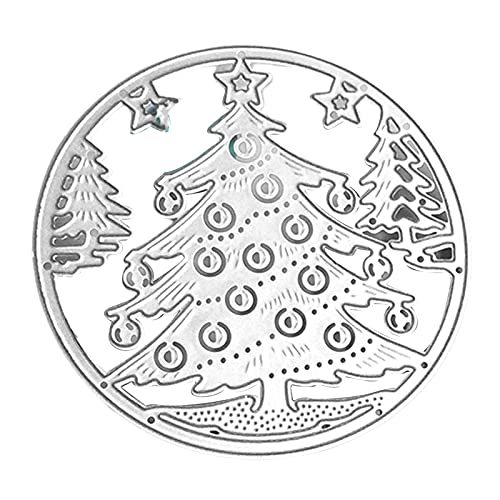Scrapbooking DIY corte de acero al carbono troquel de corte de árbol de Navidad patrón de álbum de fotos decoración de acero al carbono cartón scrapbook sello Cover