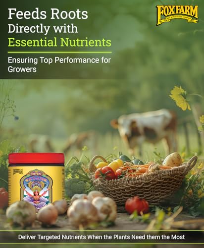 Fox Farm Open Sesame Soluble Fertilizer, High-Phosphorus Fertilizer for Early Blooming, pH Balanced - Supports Bud Development, NPK 5-45-19 (6 oz)
