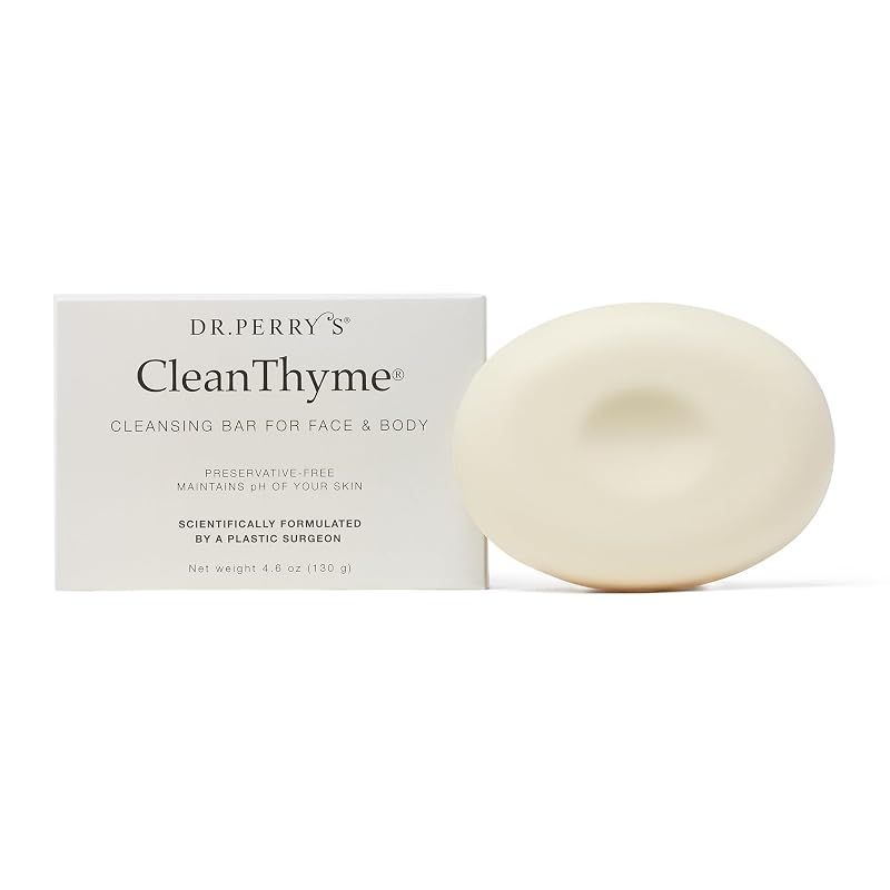 Dr. Perry's CleanThyme Barra de Limpeza para Rosto e Corpo, 130 g