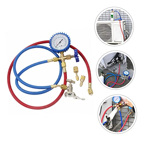 Set Manómetro de Presión para Reparación de Aire Acondicionado miniatura 2