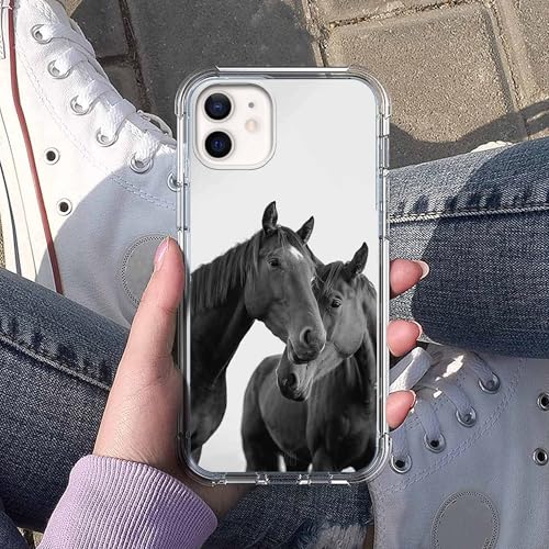 Coque iPhone 12 cheval antichoc pour éviter les rayures