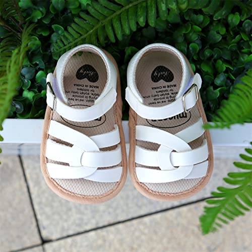 Image of RVROVIC Baby Boys Girls Sandals Premium Soft Anti-Slip Rubber Sole Infant Summer Outdoor Shoes Toddler First Walkers