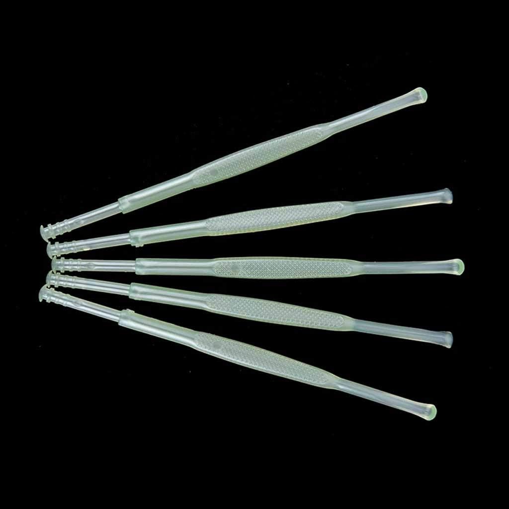 ygqzm 5Pcs/lot Earpicks Ear Wax Pickers Plastic Ear Pick