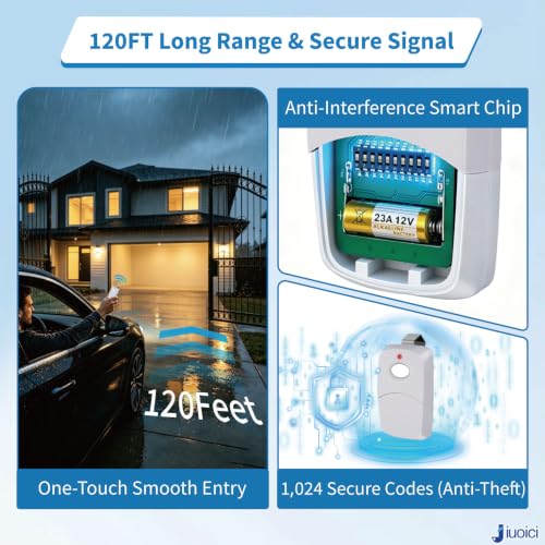Image of Upgraded 3089 Multicode Gate Opener Remote Control, Linear Garage Remote