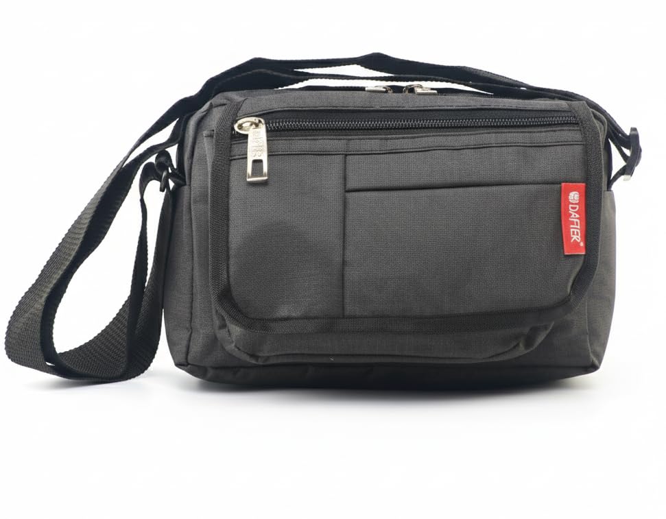 dafter Crossbody Sling Bag with 5 Spacious Compartments | Stylish Polyester Shoulder Bag for Office, College & Travel-picture-23