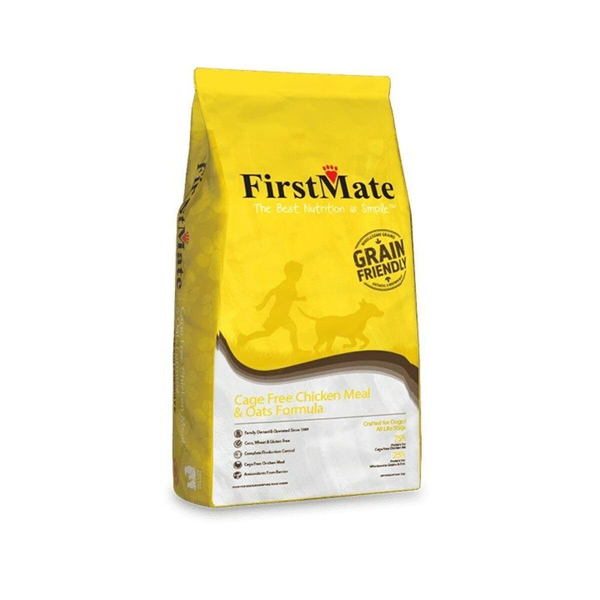 FirstMate Cage Free Chicken & Oats Formula Pienso seco para perros