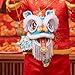 Chinese New Year Lantern Kit, PP 24x16x29cm Lion Dance Holiday Decoration Spring Festival Lantern for Party, School, Restaurant, Home, Parade, Living Room