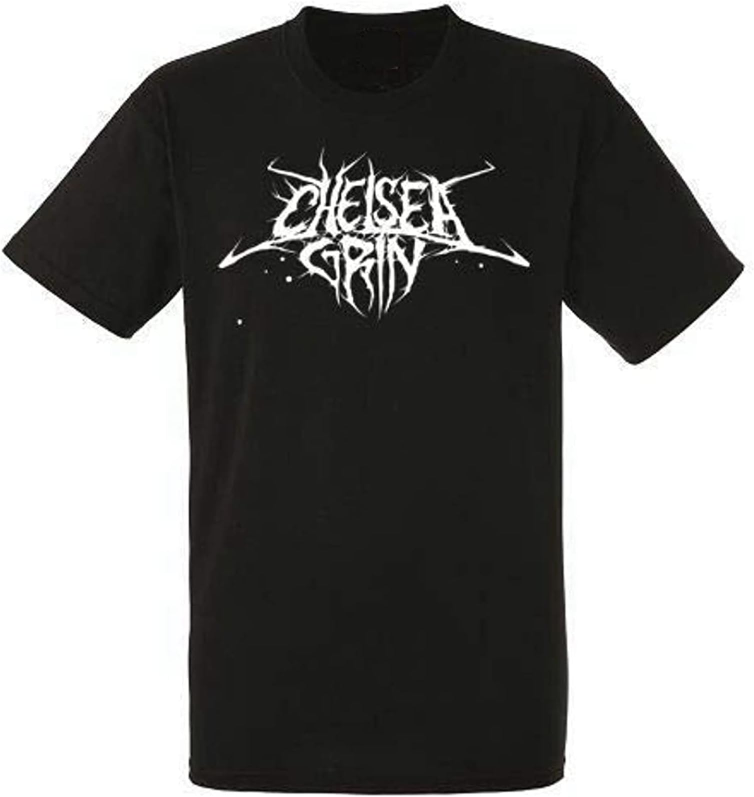 Chelsea GRIN Logo T-Shirt Rock Band Shirt Heavy Metal Tee Black M