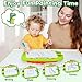 Magnetic Drawing Board for Toddlers 1-3 Years | Color Erasable Doodle Pad | Portable Travel Educational Learning Toy for Early Development | Birthday Christmas Gifts for Boys Girls 1 2 3 (Green)