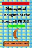 Managerial Thoughts of the Prophet [PBUH] 1724051261 Book Cover