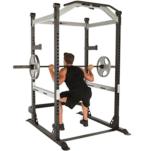 Fitness Reality X-Class Light Commercial High Capacity Olympic Power Cage, Without Lat Pull-Down Attachment