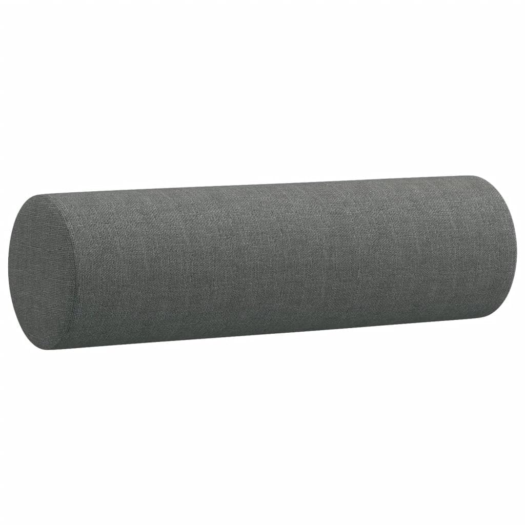 Divano, Divanetto, Divani,Divano Moderno, Divano 2 Posti con Cuscini Grigio Scuro 140 cm Tessuto