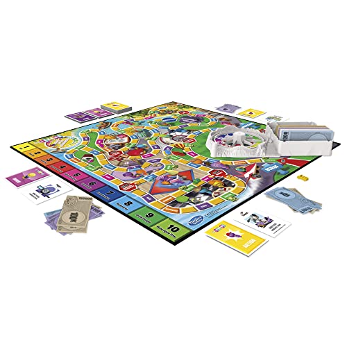 Hasbro Das Spiel des Lebens, Brettspiel für die ganze Familie für 2 – 4 Spieler, für Kinder ab 8 Jahren, enthält Bunte Stifte – Ansicht 3