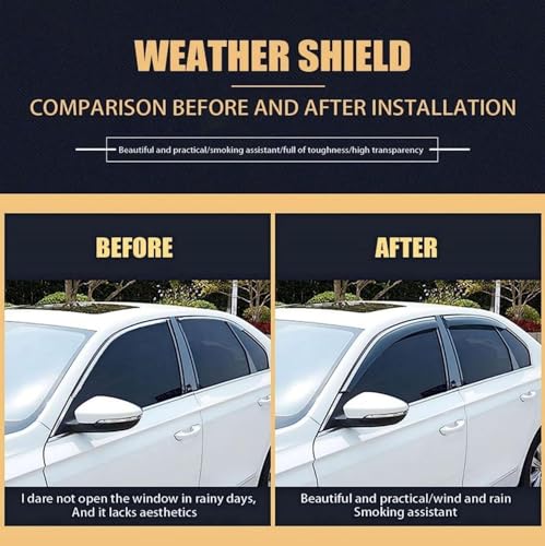 Wind deflectors pour Benz GLA-Class : éliminez la buée et les bruits de vent en roulant