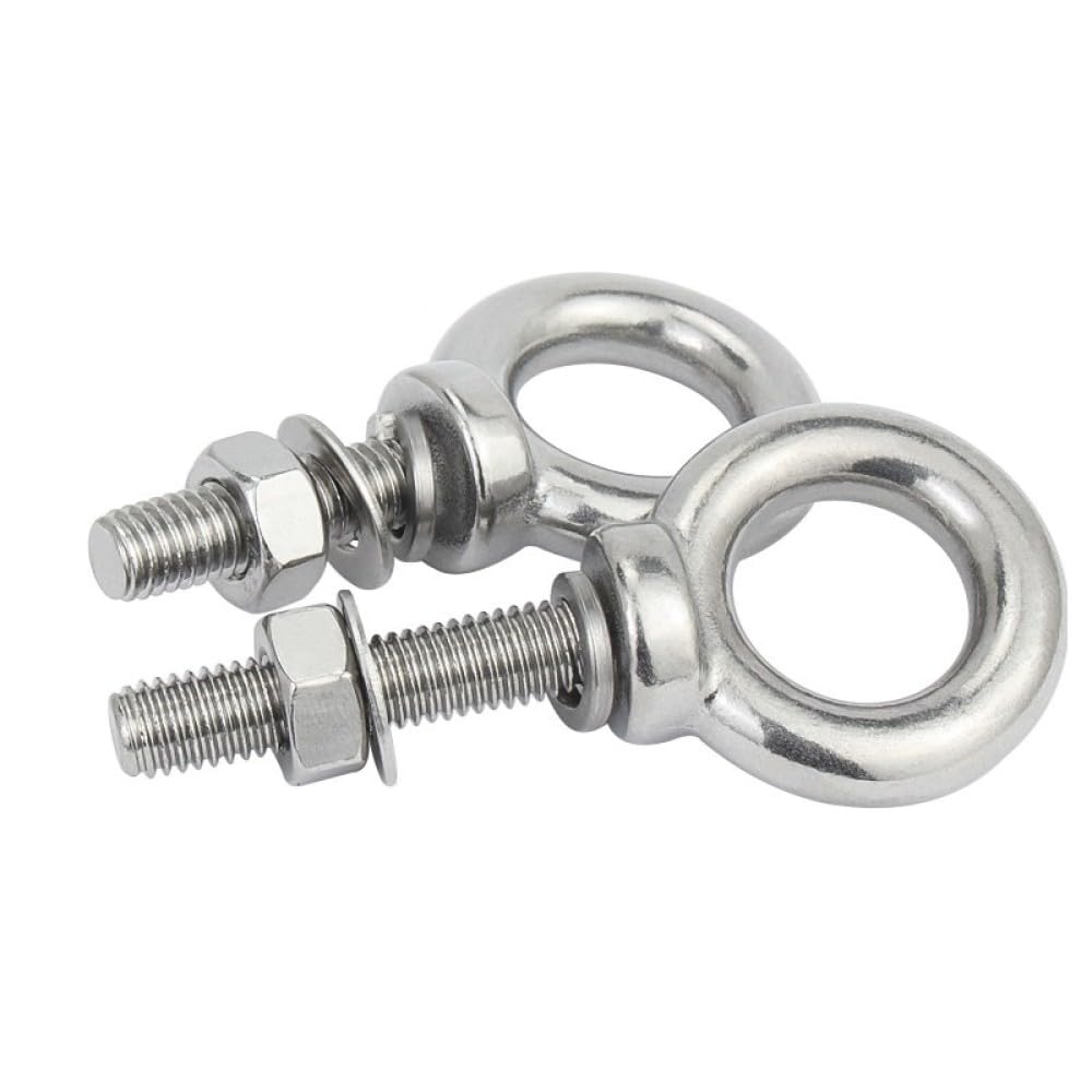 Boulons à Anneau en Acier Inoxydable Anneau de Levage Marin avec Boulon à œil(M8x25mm)