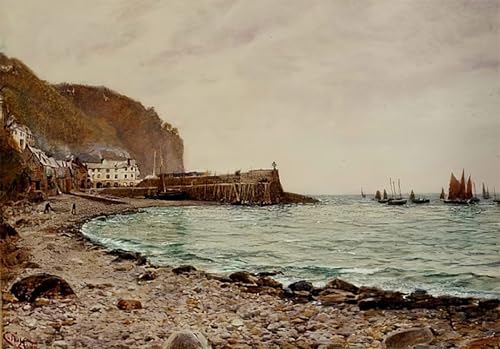 Peinture poster art mural en toile Charles Napier Hemy pour decoration chambre et grand salon