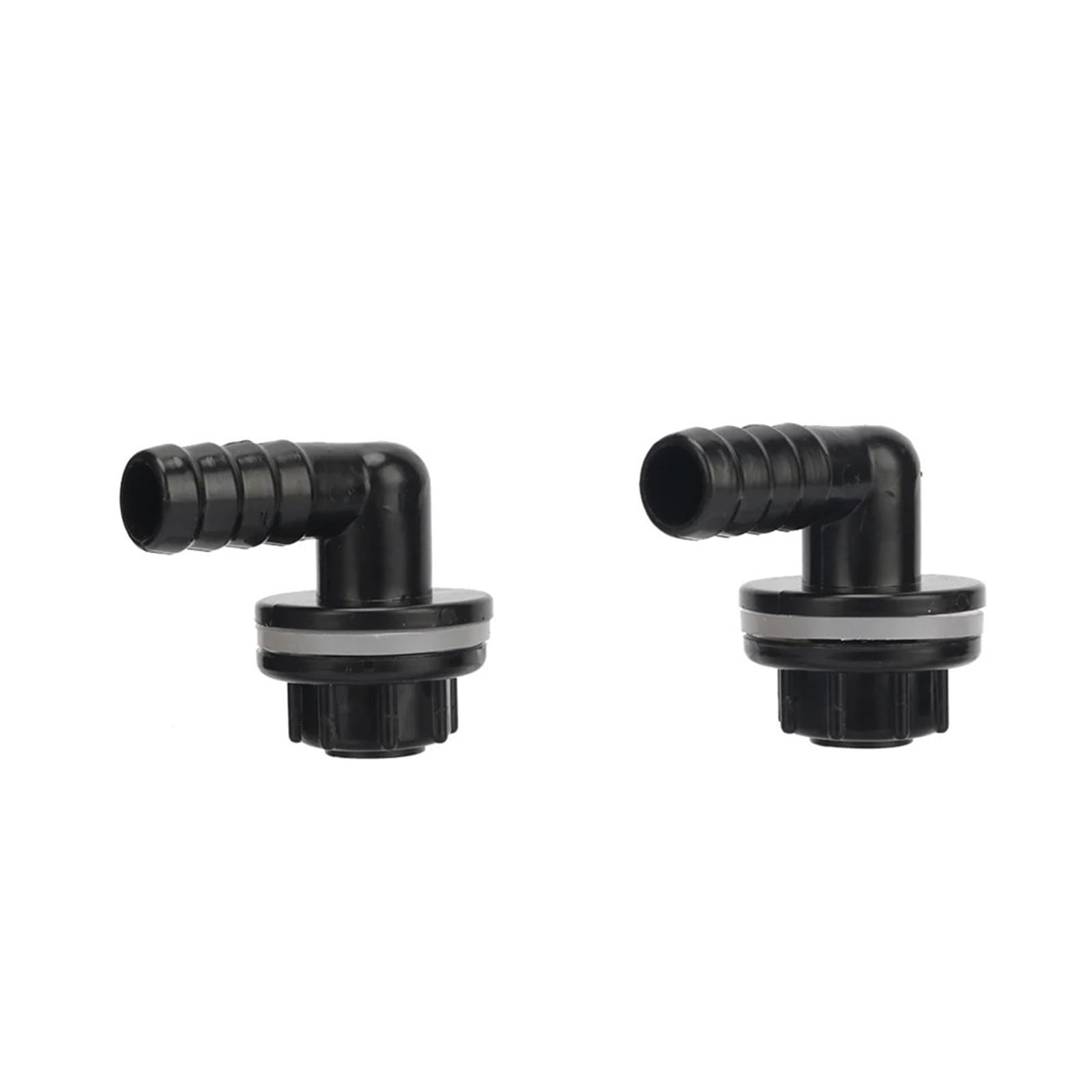 Conector de drenaje de codo de 90 para eliminar fugas en peceras de 3/8 pulgada