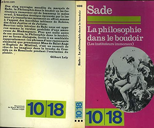 Amazon.fr - PHILOSOPHIE DANS LE BOUDOIR. - SADE MARQUIS DE - Livres