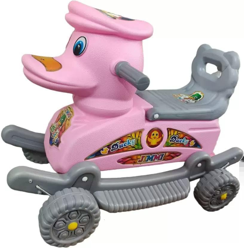 LUVIT Baby Plastic Rider Cum Rocker Non Battery Operated Ride On,Baby Duck Rider, Baby Toy (Pink) (B0D1V7KS9X) Amazon Price History, Amazon Price Tracker