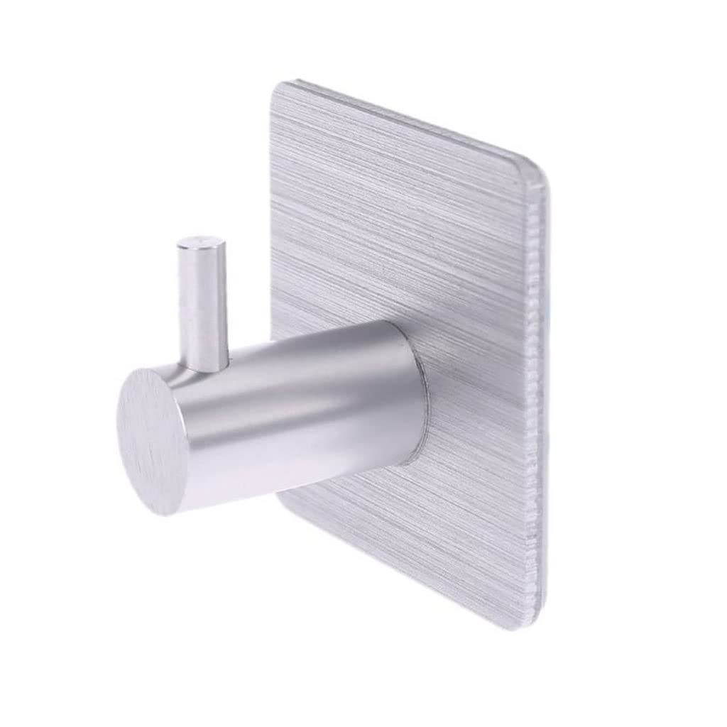 Mobygkfy D Self Adhesive Wall Coat Rack Key Holder Rack Towel Hooks Clothes Rack Hanging Hooks Bathroom Accessories