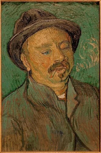 Affiche Toile Van Gogh Portrait d'un borgne, grand tableau décoration murale