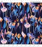 Minerva Exclusive Wildflower Whispers - Flowers, Patterned - POD Print-On-Demand Dressmaking/Apparel Fabric - per metre