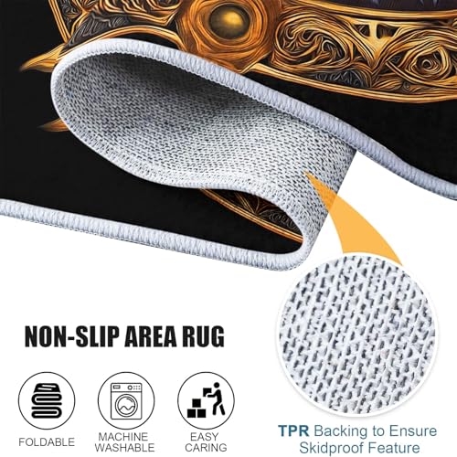 Tapis de sol pour couloir lavable et anti-glisse noir - 8