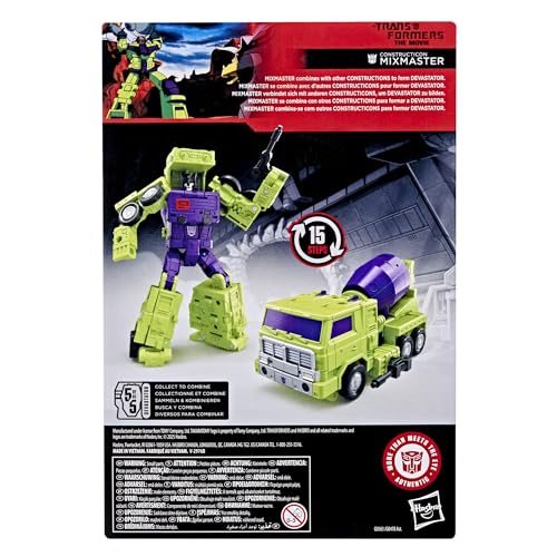 The Transformers : The Movie Studio Series Voyager Class Figurine Constructicon Mixmaster 16 cm - vue 6