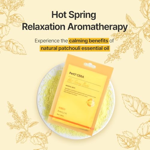 Image of PetO'Cera Hot Spring Bath for Dogs, Alps Onsen Water, Soothes Dry, Itchy, Inflamed Skin, Conditions Coat, Anti-Lick Paw Soak, Hypoallergenic, Tear-Free, No-Rinse Dog Spa, 1.05oz, Dog Grooming, 3.3 lbs