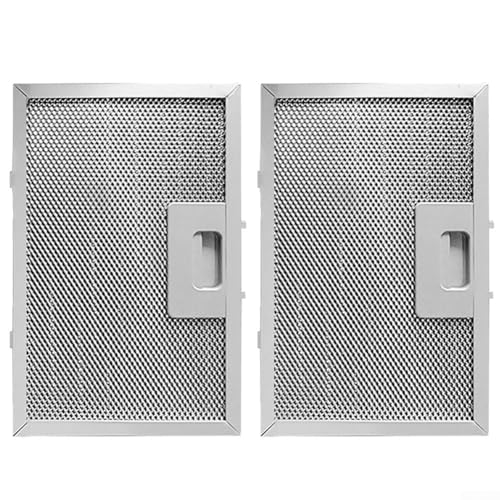 Filtro antigrasso in metallo per cappa aspirante, 2 pezzi, filtro in rete per cappa aspirante, filtro antigrasso in metallo, 506 x 300 x 9 mm