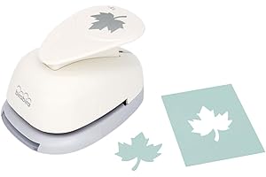 Bira Craft 1.5 Inch Maple Leaf Lever Punch for Paper Crafts and Autumn Decor