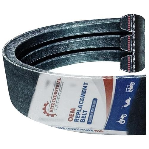 RITZ INDUSTRIAL Belt USA- Replacement Belt for Bobcat 38212(BB-1) Drive Size Length 57 Width 1 1/8 Fits BobcatM36 and M48, Gear-Driven, Polyester Cord