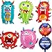 Luftballons Monster - simyron 7 pcs Monster Supershape Luftballons,Happy Birthday Helium Ballon Geburtstag Dekoration Geschenk