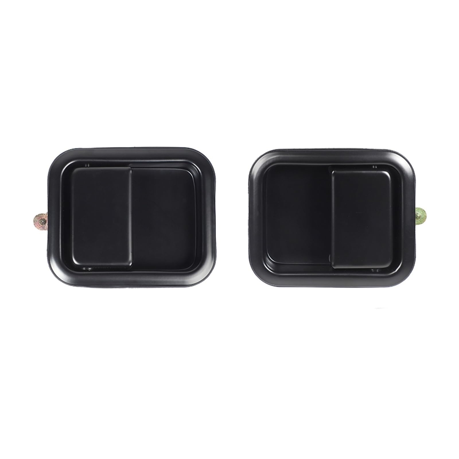 Drezzo Car Exterior Door Handle Car Door Grab Handles Assembly for Jeep for Wrangler TJ 1997-2006(Outside 2 pcs)