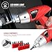 LIRFIX 20-Piece Red 3.6V Electric & DIY Manual Tool Set - Compact Storage Box, Claw Hammer, Pliers, Screwdriver Bits, Household Hardware Tools