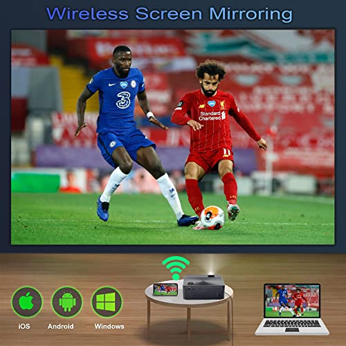 Image of E GATE K9 HD with Free Amazon Fire TV Stick, FHD 1080 Support & 720p Native, 4000 Lumens LED 390 ANSI Home Cinema Projector, 180 inch max Screen (457 cm) | (E09k61) (Black)