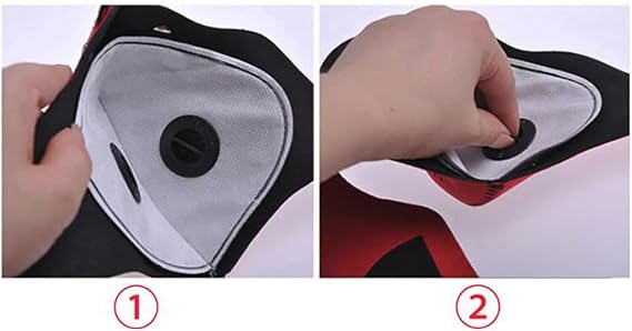 Activated Carbon Dust Mask Pollution Mask Anti Pollen Allergens Face Mask Exhaust Gas Mask Filtrate Pm2.5 Mask For Running Cycling Outdoor Activities Keep Warm,Black, face mask for dust