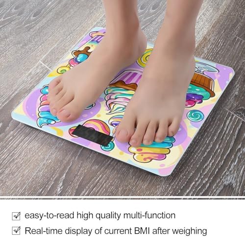 Báscula digital de baño con plataforma de vidrio templado miniatura 5