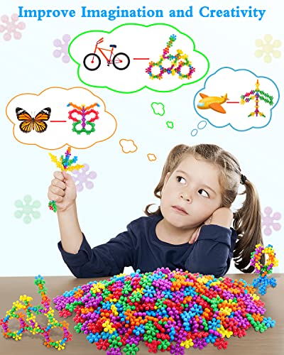Fastspok Building Blocks, 500 Pieces Kids Stem Building Toys Discs Sets Interlocking Solid Plastic For Preschool Kids Boys And Girls Aged 3+, Creativity Kids Educational Toys #TOP1