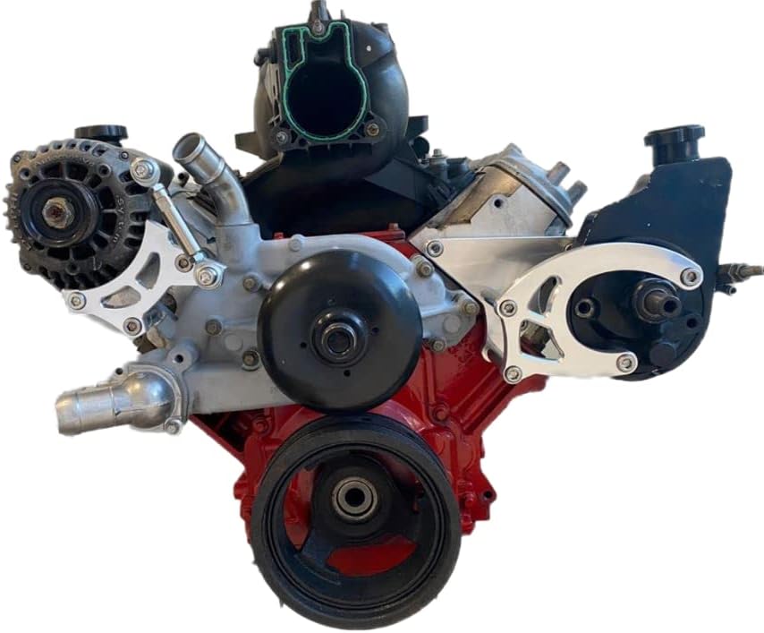 LS Alternator & Power Steering Relocation Brackets Vortex Truck Triangles