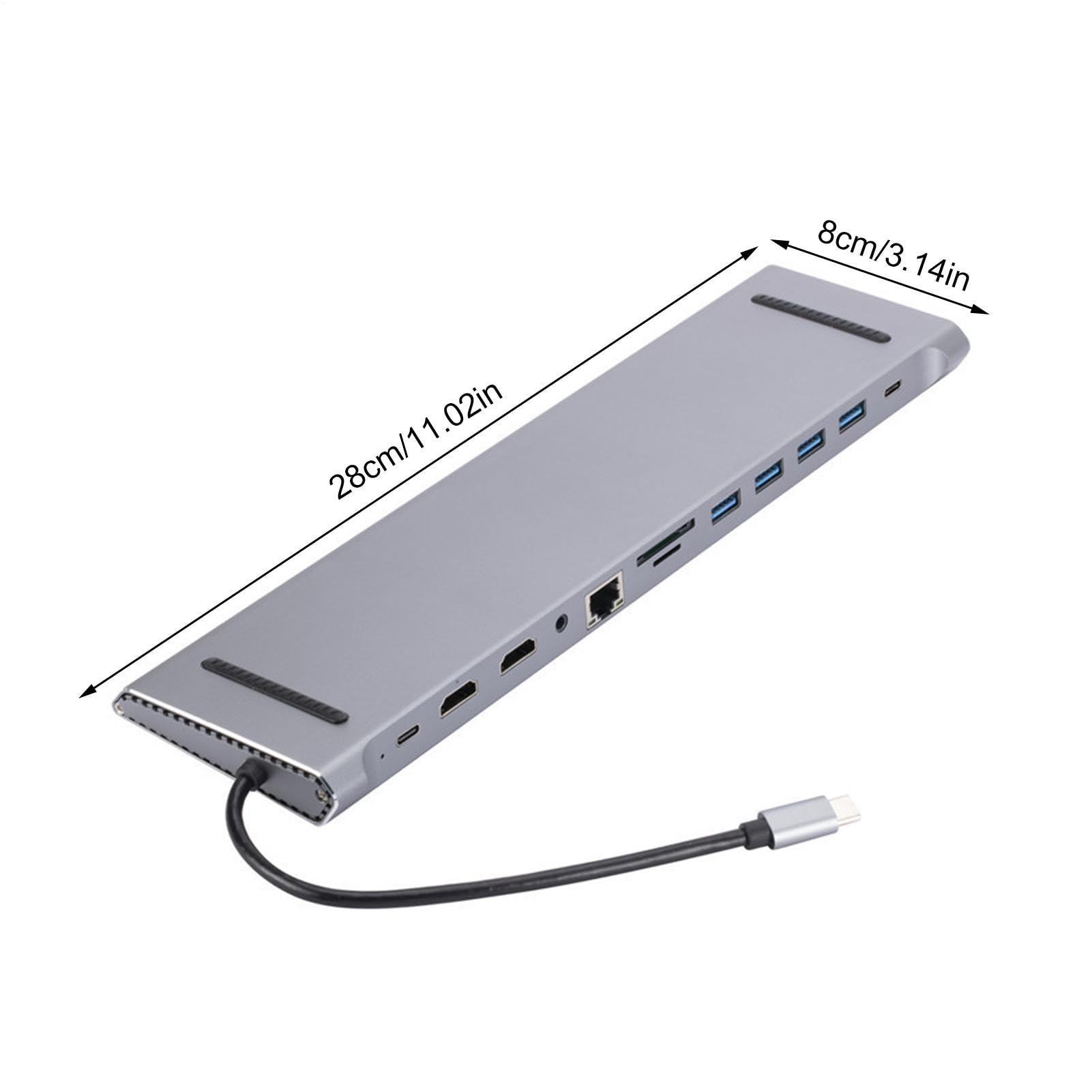 Stacja dokująca SuperSpeed dock biurkowy Type-C, rozdzielacz, przedłużacz