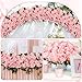 Ovveroche 150 Pcs Roses Artificial Flowers, Silk Light Pink Artificial Flowers Petals Long Stem Roses for Wedding Bouquet Home Party Decor