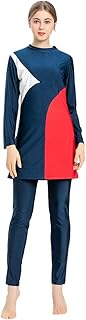 Traje de baño musulmán mujeres musulmanes traje de baño conservador islámico hiyab burkini cobertura completa musulmán traje de baño