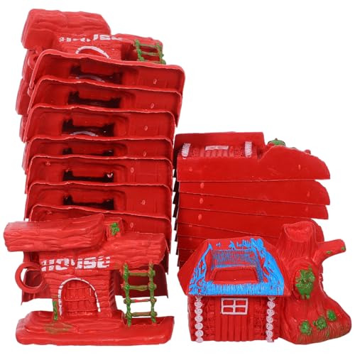 UPKOCH 20 Miniature Case in Legno Modelli Casette da Giardino Fatato per Micro Paesaggi Decorazioni per Bonsai Accessori per Scenari Esterni e Progetti Creativi