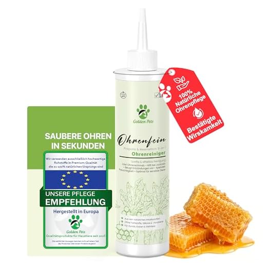 Golden Pets Ohrenreiniger für Hunde und Katzen