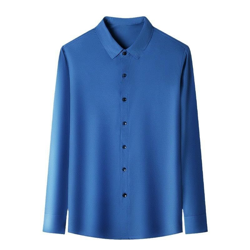 Camicia da uomo a maniche lunghe a righe affari casual lavoro professionale primavera
