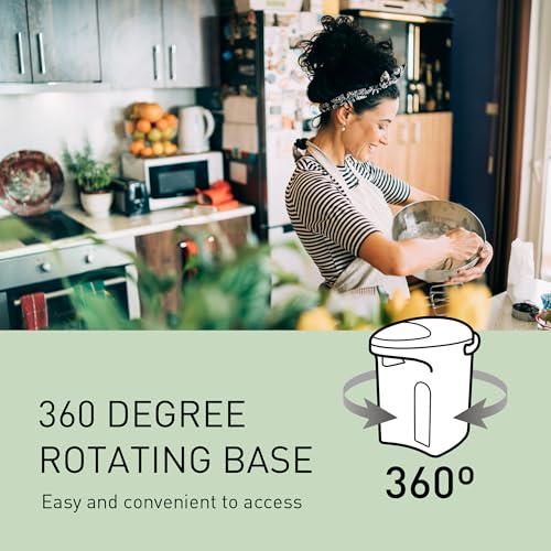 Panasonic Hot Water Dispenser, Electric Kettle with 4 Temp Presets | Hot water kettle electric featuring a 3L capacity, 4 temp presets, safety lock, and slow-drip mode, White, NC-EG3000 - image 8