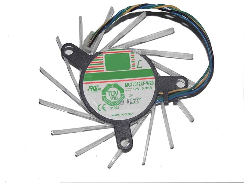 Ventilateur de refroidissement 4 fils MGT7012XF-W20 12 V 0,36 A d'origine