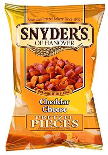 Snyder's Chedder Cheese Pretzel Pieces 125g - 10 pack